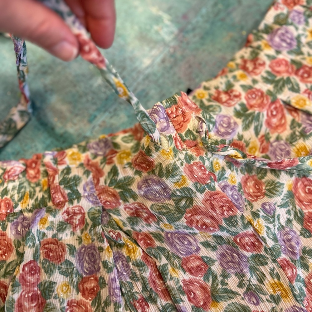 80s Floral Short Set - Picture 9 of 16